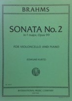 Brahms | Sonata No. 2 in F major, Op. 99 for cello and piano arr Kurtz