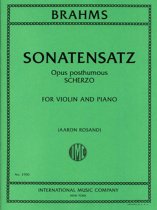 Brahms | Sonatensatz for violin & piano