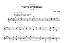 Braid | 7-Note Invention, Opus 58 for solo guitar