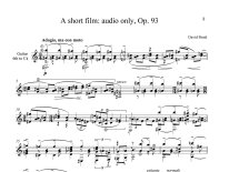 Braid | A short film : audio only, Op. 93 for solo guitar