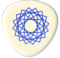 Breezy Ridge 9th Dimension Iveroid Pick, 1.0mm Heavy Blue, One Pick