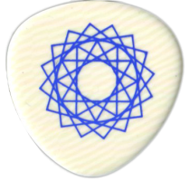 Breezy Ridge 9th Dimension Iveroid Pick, 1.0mm Heavy Blue, One Pick