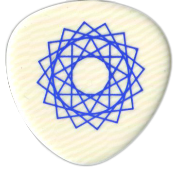 Breezy Ridge 9th Dimension Iveroid Pick, 1.0mm Heavy Blue, One Pick