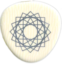 Breezy Ridge 9th Dimension Iveroid Pick, 1.5mm Extra Extra Heavy Platinum, One Pick