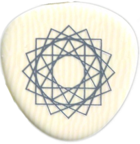 Breezy Ridge 9th Dimension Iveroid Pick, 1.5mm Extra Extra Heavy Platinum, One Pick