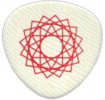 Breezy Ridge 9th Dimension Iveroid Pick, .50mm Thin Red, One Pick