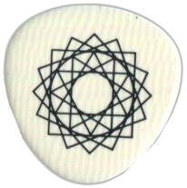Breezy Ridge 9th Dimension Iveroid Pick, .75mm Medium Black, One Pick