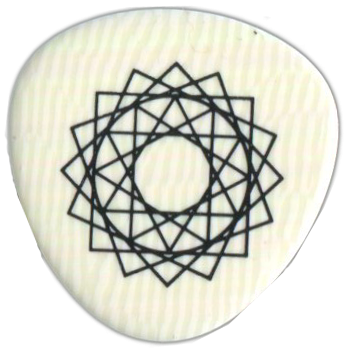 Breezy Ridge 9th Dimension Iveroid Pick, .75mm Medium Black, One Pick