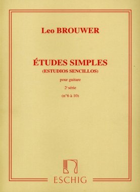 Brouwer | Etudes Simples (Estudios Sencillos) Vol. 3 for solo guitar