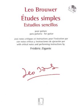 Brouwer | Etudes simples for Guitar for solo guitar