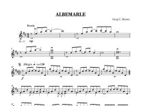 Brown | Albermarle for solo guitar
