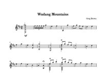 Brown | Wudang Mountains / Shaolin for solo guitar