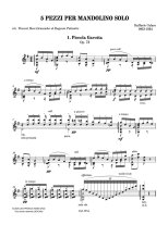 Calace arr. Beer-Demander | 5 Pezzi per mandolino solo