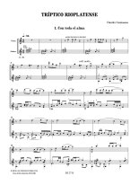 Camisassa | Triptico Rioplatense for guitar & violin