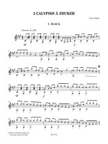 Carlin | 5 Calypsos a zouker for solo guitar