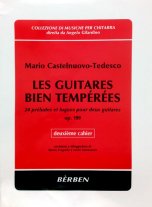 Castelnuovo | Les guitares bien temperees Vol. 2 for 2 guitars