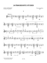Cavallone | 10 Progressive Studies for solo guitar