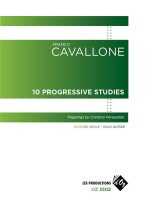Cavallone | 10 Progressive Studies for solo guitar