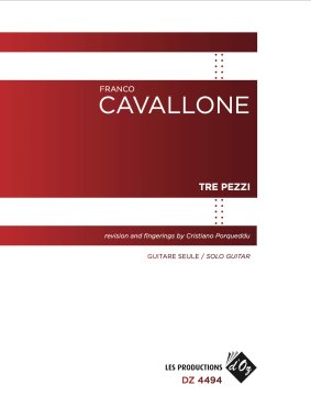 Cavallone arr. by Porqueddu | Tre Pezzi for solo guitar