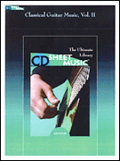 CD Sheet Music, Classical Guitar Music Vol. 2