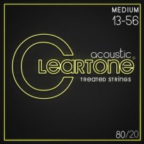 Cleartone 80/20 Bronze Acoustic Guitar Strings 7613 Medium 13-56