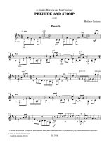 Cochran | Prelude and Stomp for solo guitar