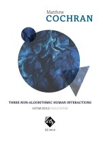 Cochran | Three Non-algorithmic Human Interactions for solo guitar