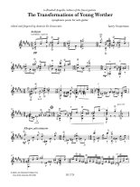 Cooperman | The Transformations of Young Werther for solo guitar