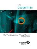 Cooperman | The Transformations of Young Werther for solo guitar