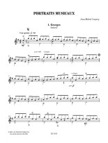 Coquery | Portraits musicaux, vol. 1 for solo guitar