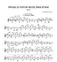 Coquery | Voyage au pays du blues, folk et rag Vol. 3 for solo guitar