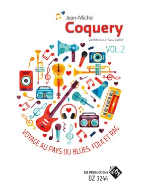 Coquery | Voyage au pays du blues for solo guitar