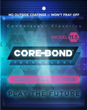 Core-Bond Medium Tension .0115 Electric Guitar Strings