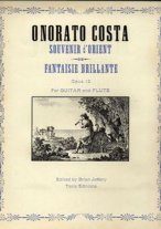 Costa | Souvenir d'Orient ou Fantaisie Brillante, op. 12, for flute and guitar - Paperbound