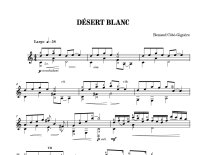 Cote | Desert blanc for solo guitar