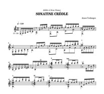 Coulanges | Sonatine Creole for solo guitar