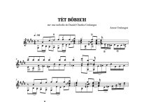 Coulanges | tet bobech for solo guitar