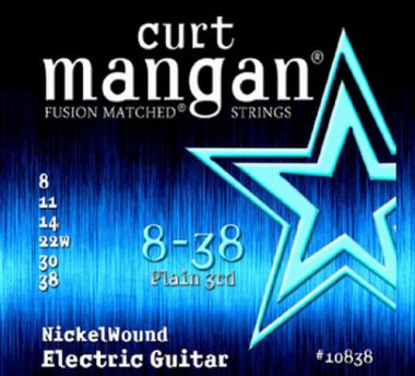 Curt Mangan 10838 Nickel Wound Electric Guitar, 8-38
