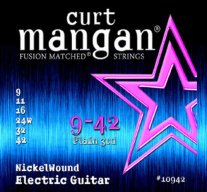 Curt Mangan 10942 Nickel Wound Electric Guitar, 9-42
