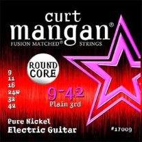 Curt Mangan 17009 Pure Nickel Wound Round Core Electric Guitar, 9-42