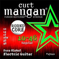 Curt Mangan 17010 Pure Nickel Wound Round Core Electric Guitar, 10-46