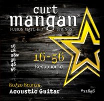 Curt Mangan 21656 80/20 Bronze Resophonic / Resonator Guitar Strings