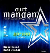 Curt Mangan 44410 Nickel Wound 4-string Bass, 40-100