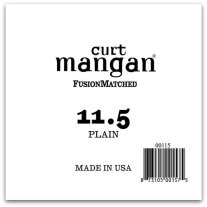 Curt Mangan Plain Steel Single Guitar String, Ball End .0115