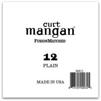 Curt Mangan Plain Steel Single Guitar String, Ball End .012
