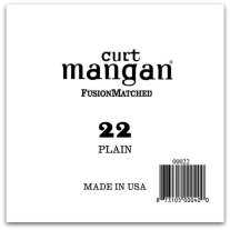 Curt Mangan Plain Steel Single Guitar String, Ball End .022