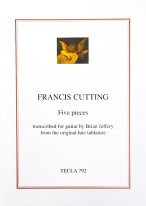 Cutting | Five Pieces arr by Brian Jeffery, solo guitar | PDF Download