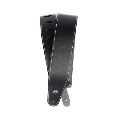 D'Addario 2.5 inch Deluxe Garment Leather Strap with Stitch 25LS00-DX