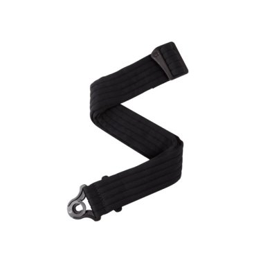D'Addario 50BAL01 Auto Lock Guitar Strap, Black Padded Stripes
