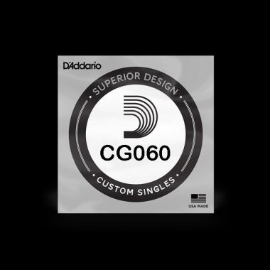 D'Addario Chrome Flatwound CG060 XL .060 inches Single String